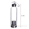 Wasserflasche/Reisebecher aus Borosilikatglas